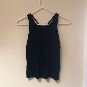 Black tank top yogalicious